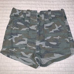 Free People camo shorts